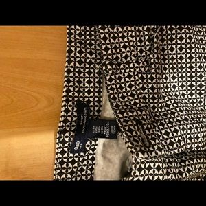 Gap black and white khakis